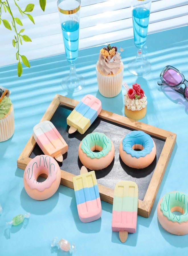Watersay 24 Pcs Chalk Set Multicolor Dessert Party Favors Outdoor Washable Chalk for Adult Fun Summer Playground Outdoor Activities Painting on Chalkboard Blackboard(Assorted) - Image 3